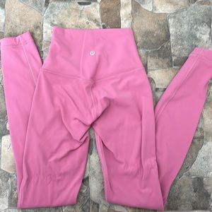 Pink lulu leggings
